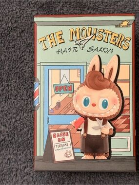The Monsters Hair Salon Bunny Figure - Mint Green Box